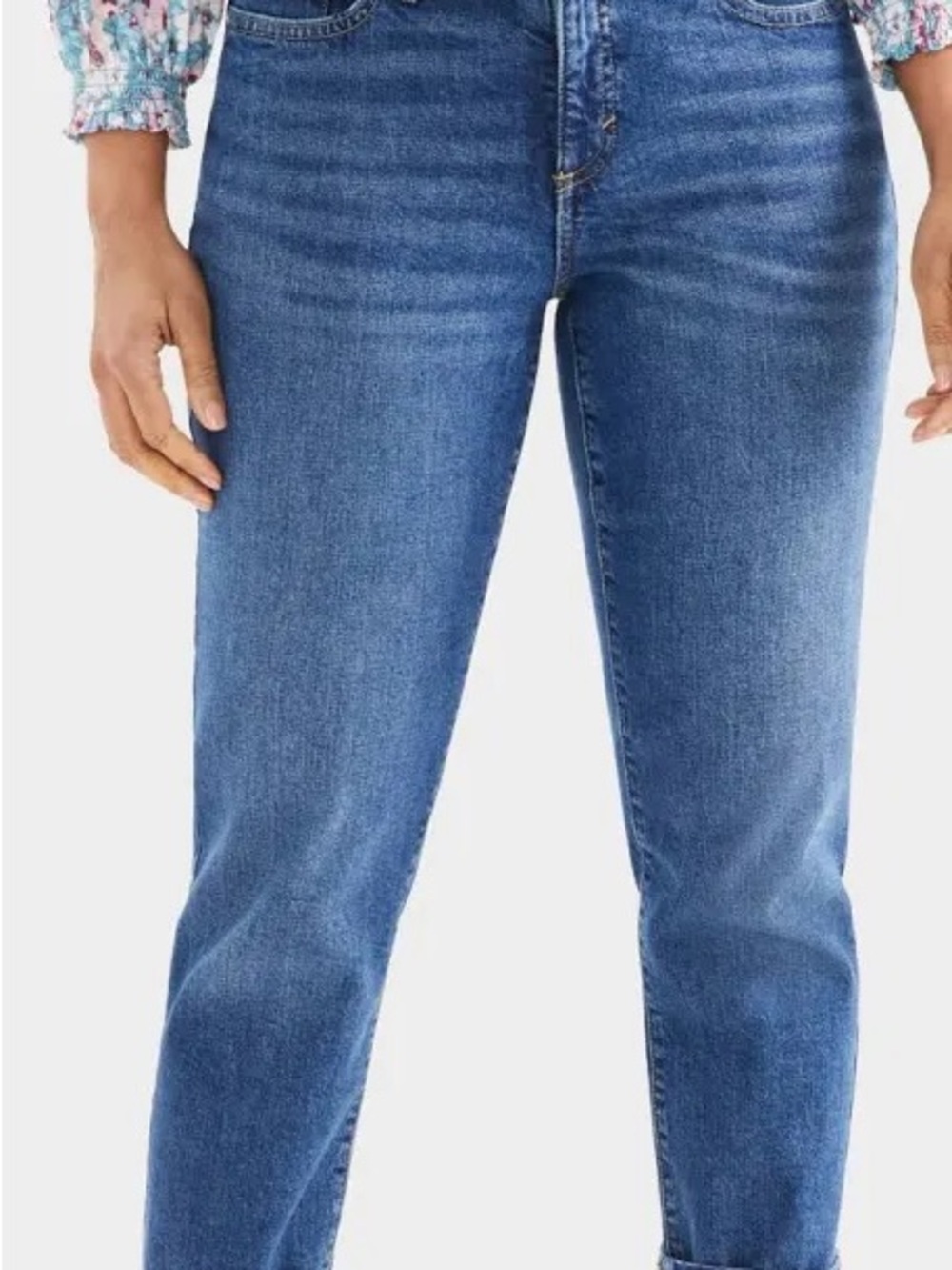 Style & Co. Dark Blue Ankle Crop Jeans - Picture 9 of 9